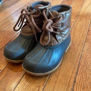 Sperry duck rain boot toddler